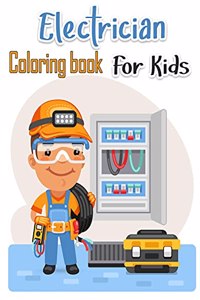 Electrician Coloring Book For Kids