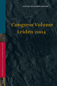 Congress Volume Leiden 2004