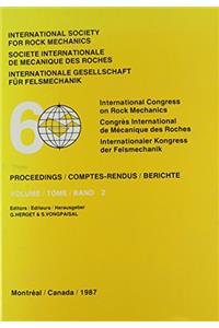 Proc : 6th Congress of the Int. S: 6th Congress, Intermnational Society of Rock Mechanics, Volume 2