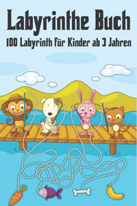 100 Labyrinth für Kinder ab 3 Jahren Labyrinthe Buch