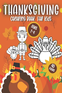 Thanksgiving Coloring Books for Kids 2-4