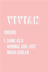 Vivian Same as a normal girl just much cooler