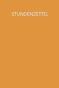 Stundenzettel