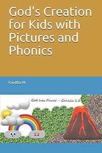 God's Creation for Kids with Pictures and Phonics