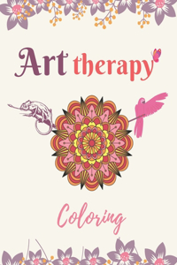 Art Therapy Coloring: - anti stress coloring, coloring book mandala therapy for relaxation and anti stress, art ... with superb coloring pages to color.