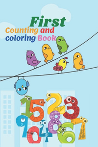 First Counting and coloring Book