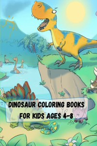 Dinosaur Coloring Books for Kids Ages 4-8
