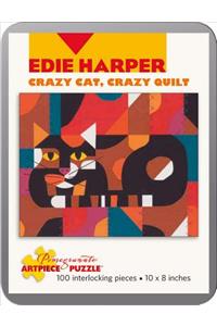 Edie Harper/Crazy Cat Quilt 100 Piece Tin Puzzle