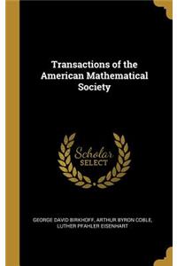 Transactions of the American Mathematical Society