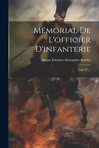 Mémorial De L'officier D'infanterie