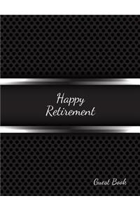 Happy Retirement Guest Book