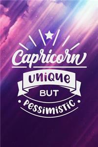 Capricorn Unique But Pessimistic