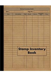 Stamp Inventory Book