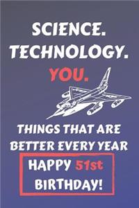 Science. Technology. You. Things That Are Better Every Year Happy 51st Birthday