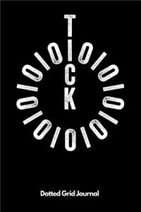 Tick Tock Dotted Grid Journal