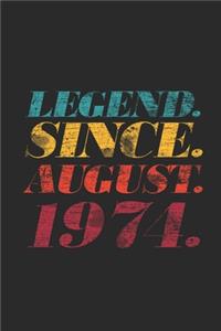 Legend Since August 1974