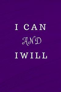 I Can and I Will