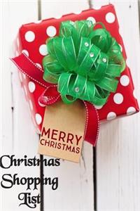 Christmas Shopping List