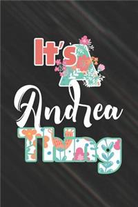 It's Andrea Thing