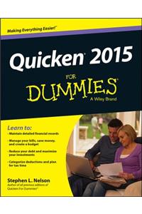 Quicken 2015 For Dummies