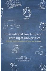 International Teaching and Learning at Universities