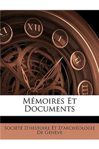 Mémoires Et Documents