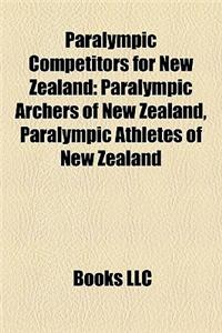Paralympic Competitors for New Zealand