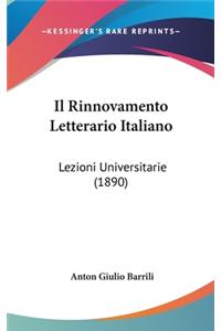 Il Rinnovamento Letterario Italiano