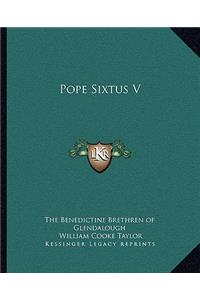Pope Sixtus V