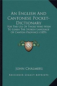 English and Cantonese Pocket-Dictionary