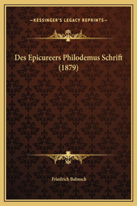 Des Epicureers Philodemus Schrift (1879)