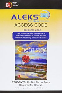 Aleks 360 Access Card (1 Semester) for Introduction to Chemistry