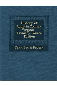 History of Augusta County, Virginia