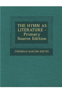 Hymn as Literature