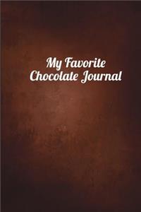My Favorite Chocolate Journal