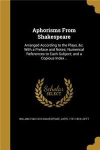 Aphorisms From Shakespeare