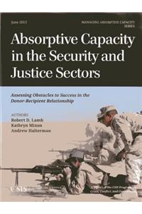 Absorptive Capacity in the Security and Justice Sectors