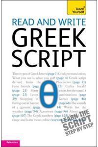 Read and Write Greek Script