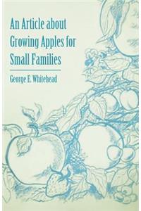 Article about Growing Apples for Small Families