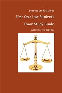 First Year Law Students Exam Study Guide: Success for The Baby Bar