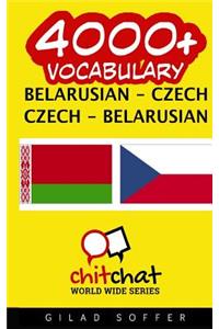 4000+ Belarusian - Czech Czech - Belarusian Vocabulary