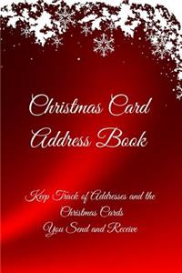 Christmas Card Address Book