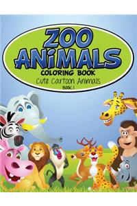 Zoo Animals Coloring Book 1