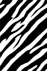 Zebra Stripes. Ruled Journal: 160 Lined / Ruled Pages, 6x9 Inch (15.24 X 22.86 CM) Soft Cover