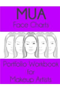 MUA Face Charts Portfolio Workbook for Makeup Artists