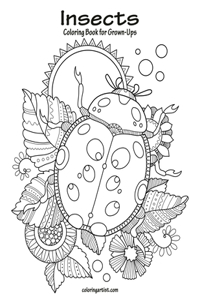 Insects Coloring Book for Grown-Ups 1
