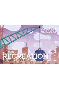 Vbs 2020 Recreation Rotation Leader Cards