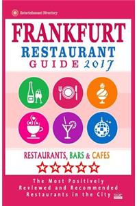 Frankfurt Restaurant Guide 2017