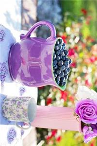 Blueberries and Purple Roses