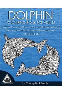 Dolphin Colouring Book for Adults